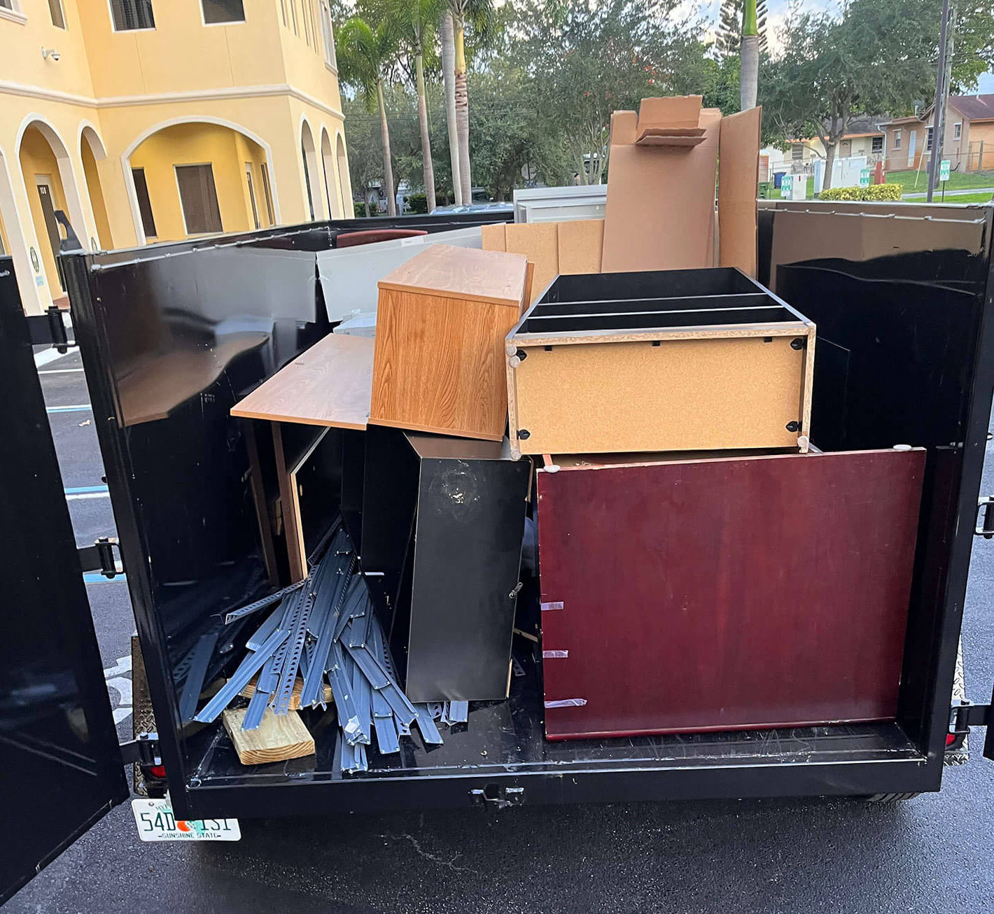 Removal of Furniture in Dump Trailer