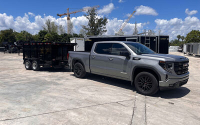 When does it make sense to rent a dump trailer in Miami?